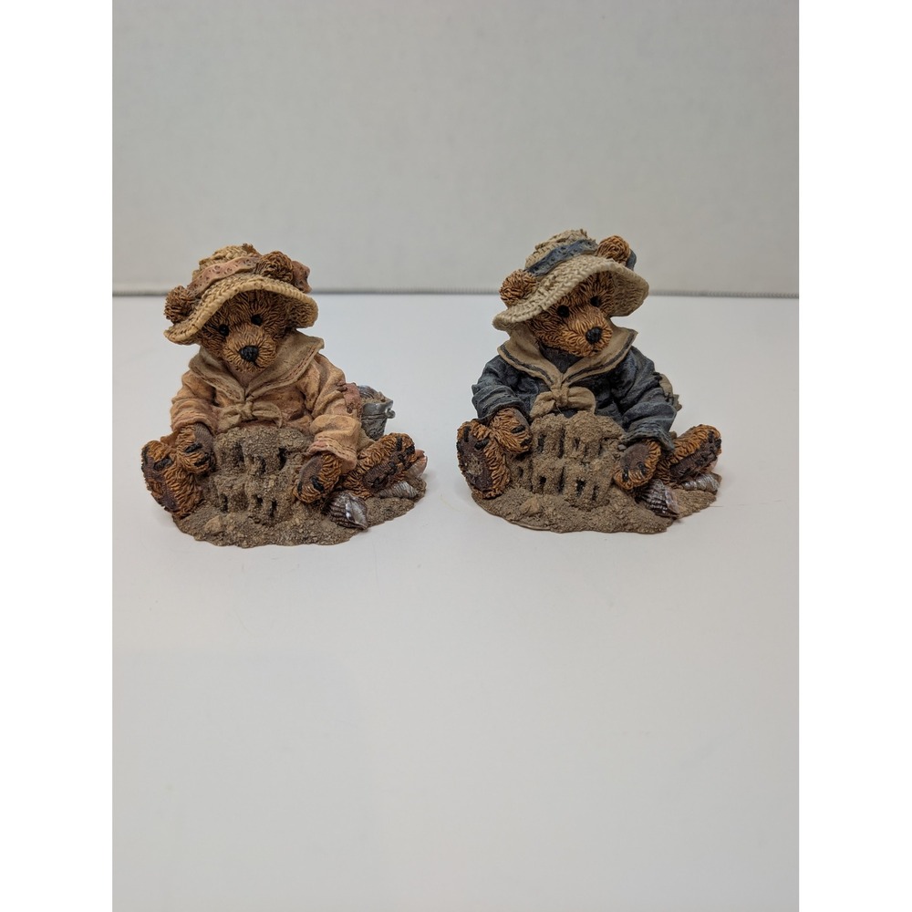 Boyds Bears and Friends Sandcastle Beach‎ Figurines 2020 2020-09 Set of 2 1993